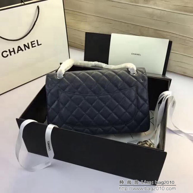 香奈兒CHANEL 升級版A1113全新經典小羊皮金銀鏈條單肩斜挎包 DSC1725